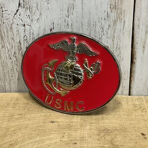 Siskyou USMC Belt Buckle Mens Marine Corp‎ Patriotic Military